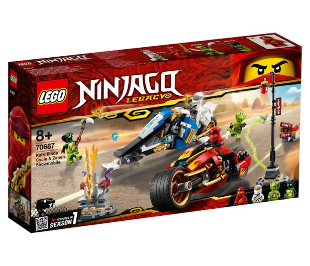 LEGO Ninjago Motocykl Kaia i skuter Zane’a - 467599 - zdjęcie