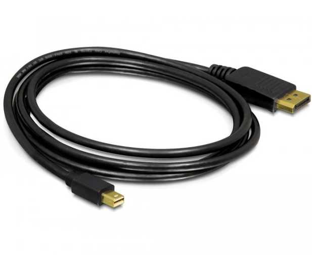 Delock Kabel Mini DisplayPort - DisplayPort 4K 2m - 468575 - zdjęcie 2