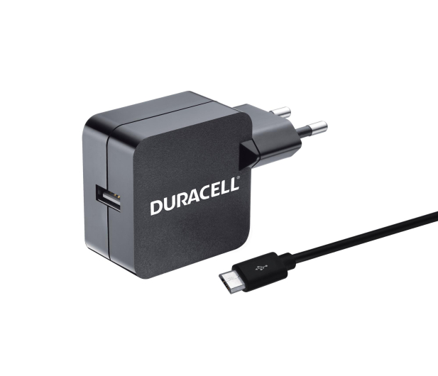 Duracell Ładowarka sieciowa USB 2,4A + kabel microUSB 1m - 408447 - zdjęcie