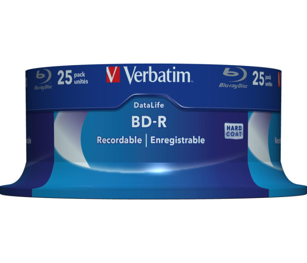Verbatim BluRay 6x 25GB DataLife cake 25 szt - 408500 - zdjęcie 2