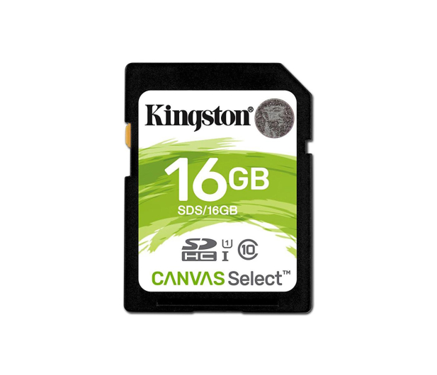 Kingston 16GB SDHC Canvas Select 80MB/s C10 UHS-I U1 - 408966 - zdjęcie