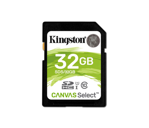 Kingston 32GB SDHC Canvas Select 80MB/s C10 UHS-I U1 - 408969 - zdjęcie