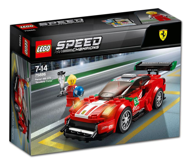 LEGO Speed Champions Ferrari 488 GT3 „Scuderia Corsa” - 409450 - zdjęcie