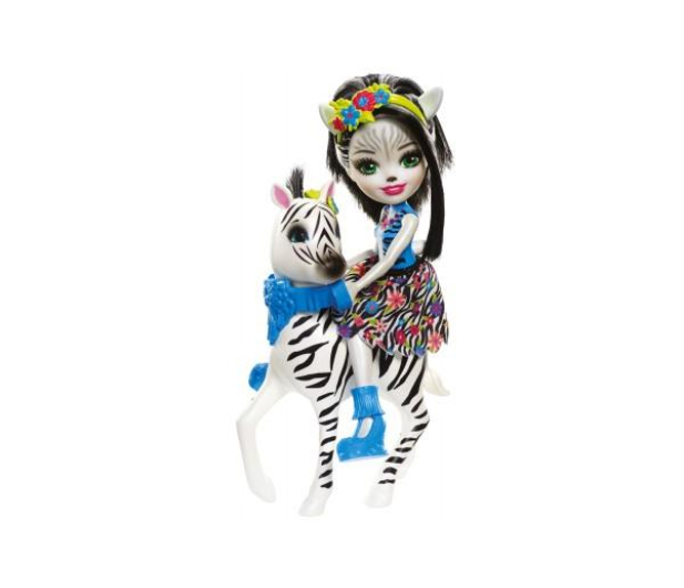 Mattel Enchantimals Lalka z dużym zwierzątkiem Zebra - 407204 - zdjęcie 7