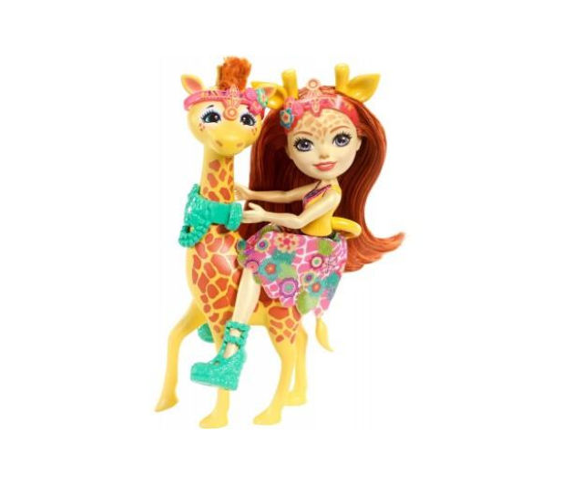 Mattel Enchantimals Lalka z dużym zwierzątkiem Żyrafa - 407199 - zdjęcie 2