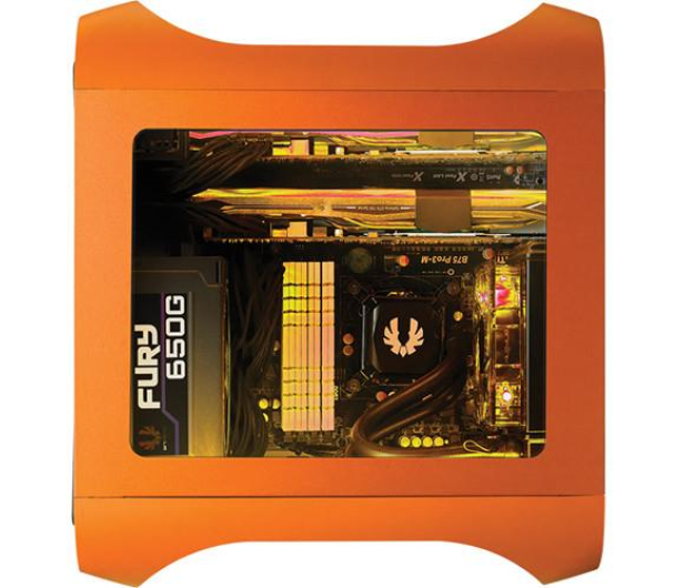 Bitfenix Panel boczny z oknem do Prodigy M pomarańczowy - 410349 - zdjęcie 2