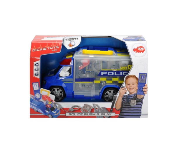 Dickie Toys SOS Policja z zestawem akcesoriów  - 407812 - zdjęcie 6