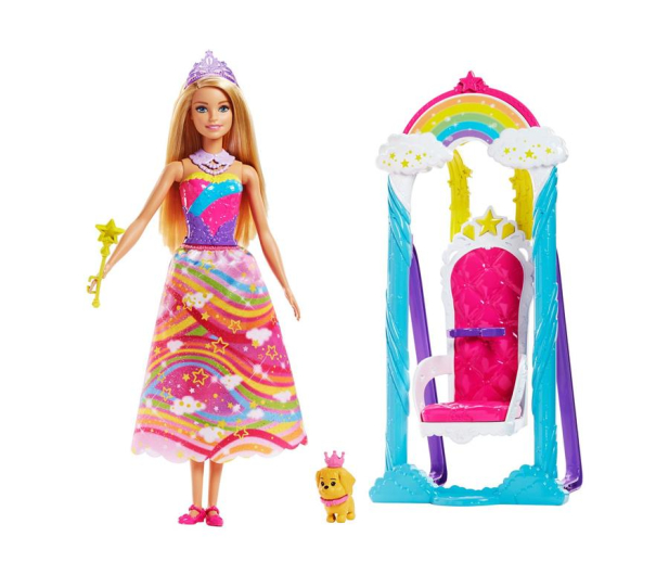 Barbie Dreamtopia Huśtawka Księżniczki z lalką - 409672 - zdjęcie