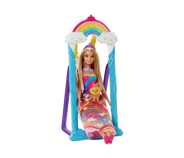 Barbie Dreamtopia Huśtawka Księżniczki z lalką - 409672 - zdjęcie 2