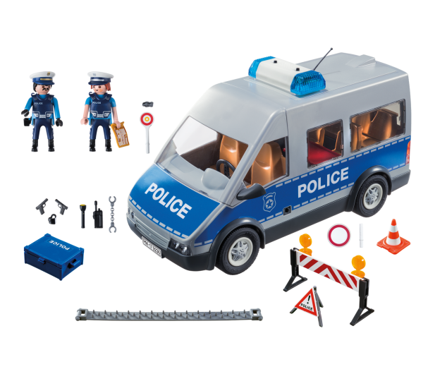 PLAYMOBIL Samochód policyjny z blokadą drogową - 405518 - zdjęcie 5