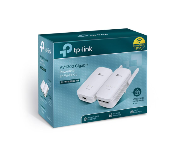 TP-Link TL-WPA8630 KIT PowerLine LAN+WiFi 1200Mb/s (2szt) - 345547 - zdjęcie 2