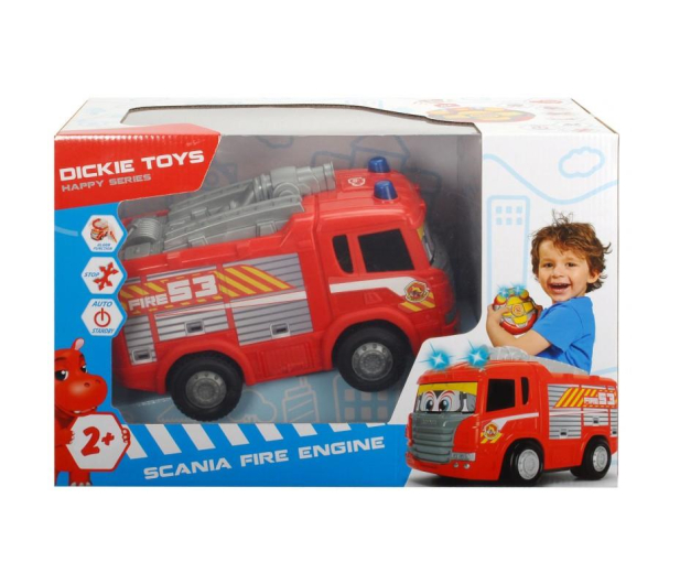 Dickie Toys Happy Series Straż Pożarna Scania  - 410778 - zdjęcie 4