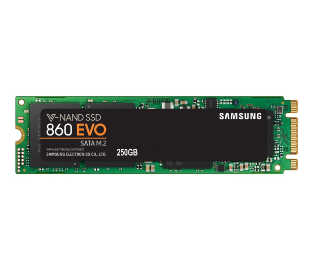 Samsung 250GB M.2 SATA SSD 860 EVO - 406981 - zdjęcie
