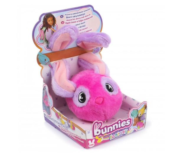 TM Toys BUNNIES Fantasy pluszowy króliczek z magnesem - 406775 - zdjęcie