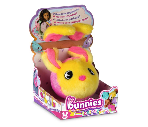 TM Toys BUNNIES Fantasy pluszowy króliczek z magnesem - 406787 - zdjęcie