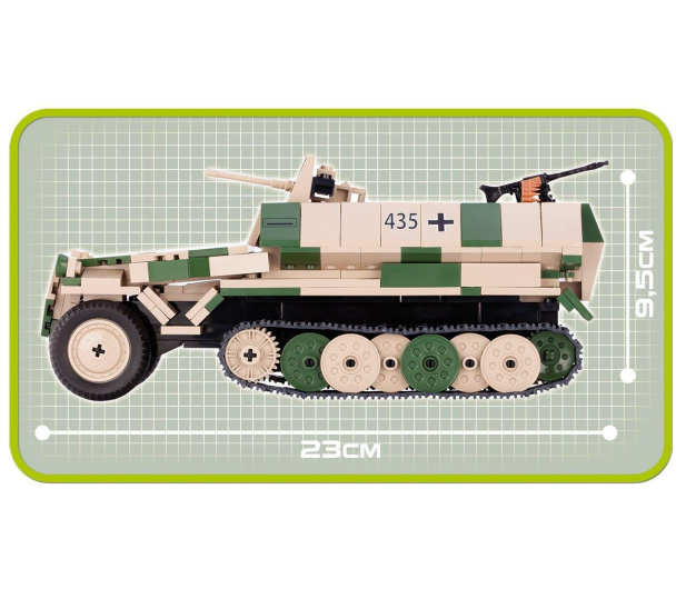Cobi Small Army Transporter SD.KFZ. 251/10 - 406740 - zdjęcie 2