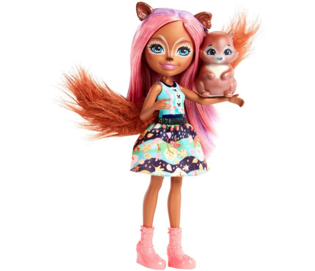 Mattel Enchantimals lalka Sancha z wiewiórką - 412882 - zdjęcie 3