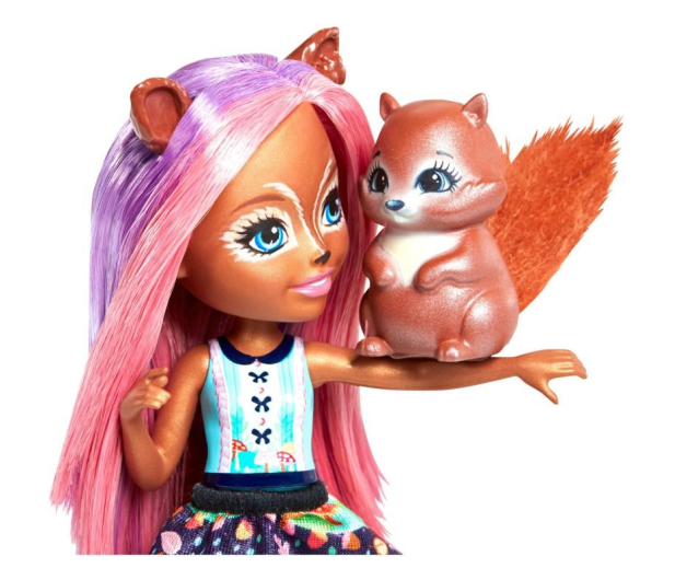 Mattel Enchantimals lalka Sancha z wiewiórką - 412882 - zdjęcie 4