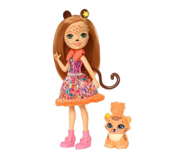 Mattel Enchantimals lalka ze zwierzątkiem Cherish Cheetah - 412887 - zdjęcie