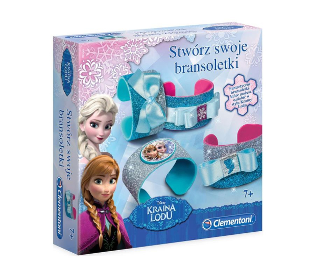Clementoni Disney Frozen Stwórz swoje bransoletki - 415217 - zdjęcie