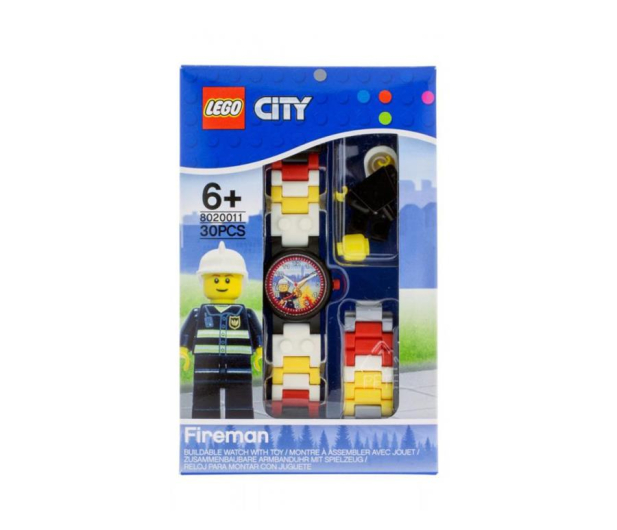 YAMANN LEGO City Zegarek strażak + figurka - 413183 - zdjęcie