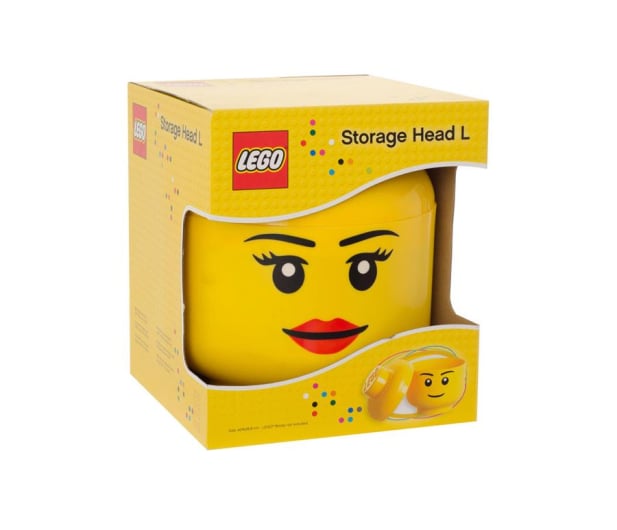YAMANN LEGO Pojemnik Mała Głowa - Dziewczynka - 413194 - zdjęcie