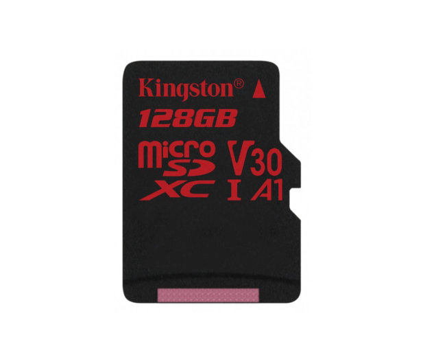 Kingston 128GB microSDXC Canvas React 100MB/s UHS-I V30 A1 - 415521 - zdjęcie