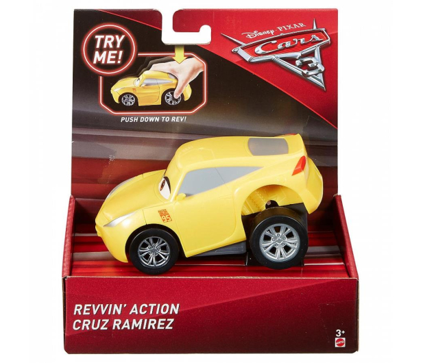 Mattel Disney Cars 3 Naciśnij i Jedź Cruz Ramirez  - 416924 - zdjęcie 3