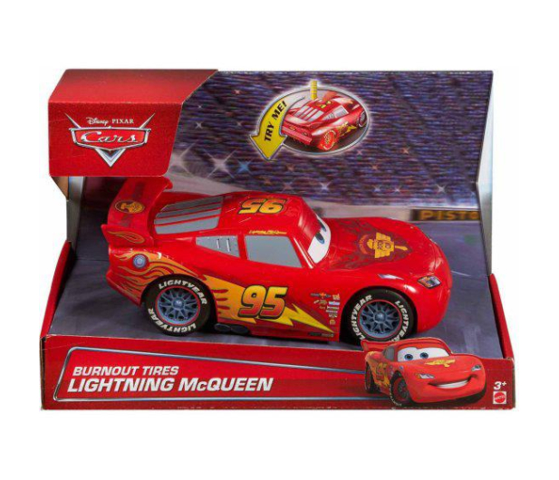 Mattel Disney Cars auto McQueen ogniste koła - 414614 - zdjęcie 3