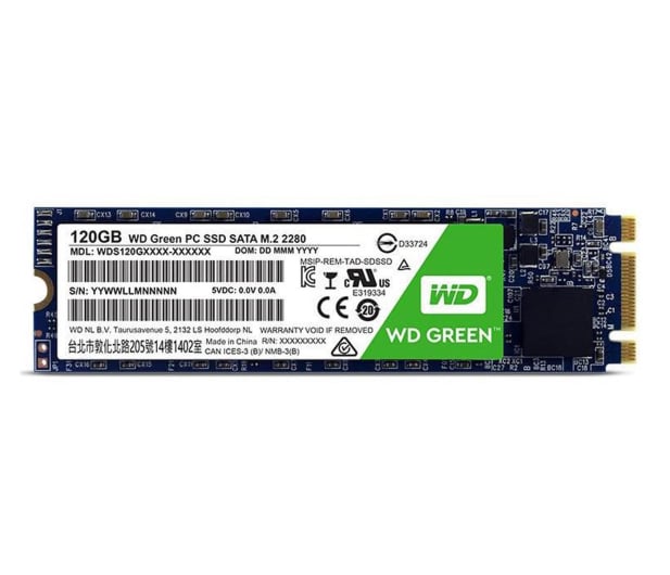 WD 120GB M.2 SATA SSD Green - 417502 - zdjęcie