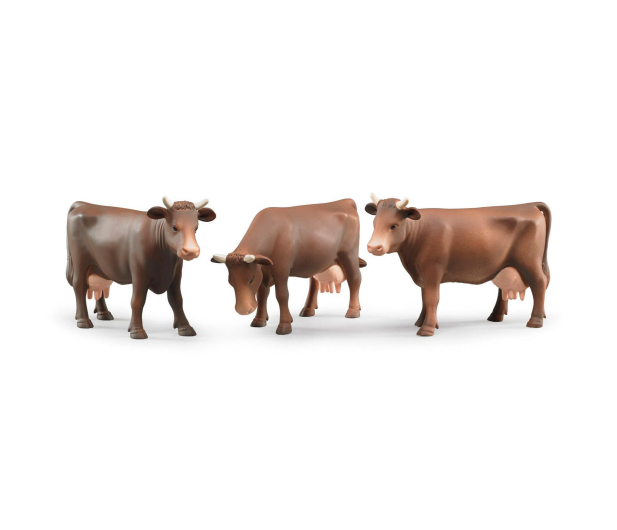 Bruder Figurka krowy brązowej w trzech pozach - 409811 - zdjęcie
