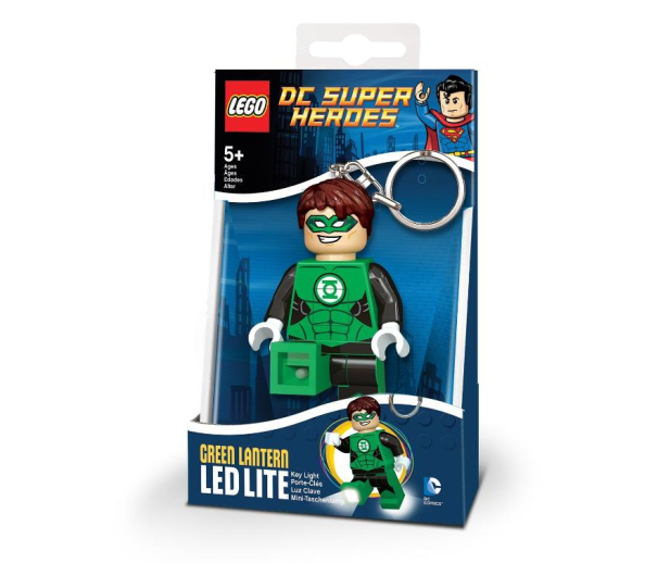YAMANN LEGO DC Super Heroes Green Lantern brelok z latarką - 417665 - zdjęcie