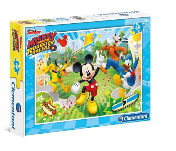 Clementoni Puzzle Disney Mickey and the Roadster Racers 60 el. - 415844 - zdjęcie