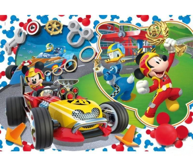 Clementoni Puzzle Disney Mickey and the Roadster Racers 2x60 el. - 414607 - zdjęcie 3