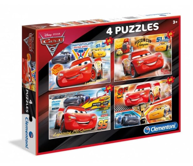 Clementoni Puzzle Disney Cars 3 2x20 + 2x60 el. - 416265 - zdjęcie