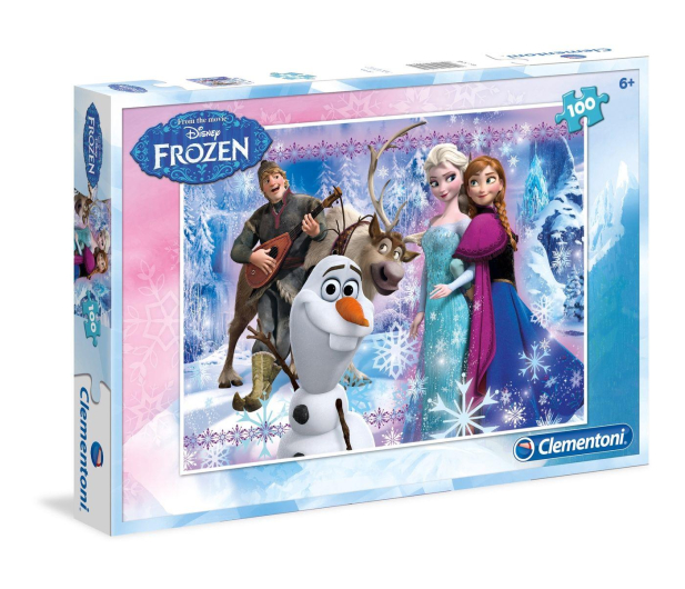 Clementoni Puzzle Disney Frozen 100 el. - 415881 - zdjęcie