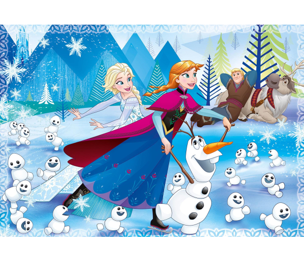 Clementoni Puzzle Disney Frozen 20+60+100+180 el.  - 416284 - zdjęcie 4