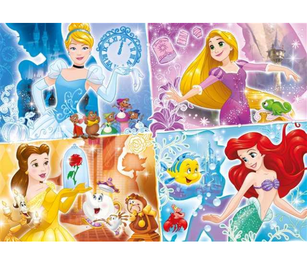 Clementoni Puzzle Disney Princess 20+60+100+180 el.  - 416306 - zdjęcie 6