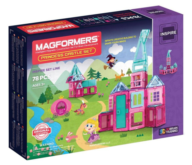 Magformers Inspire Princess Castle 78 el. - 415386 - zdjęcie