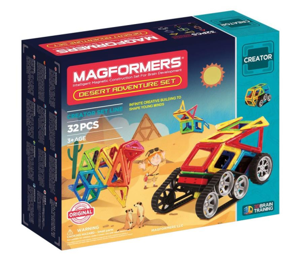 Magformers Creator Adventure Desert 32 el. - 415379 - zdjęcie