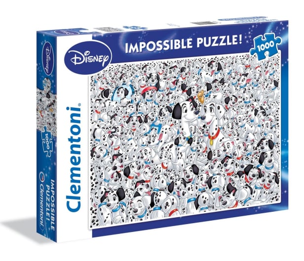 Clementoni Puzzle Disney Imposible Puzzle! 101 Dalmatians - 417006 - zdjęcie