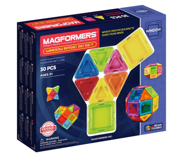 Magformers Educational window basic 30 zestaw - 415378 - zdjęcie