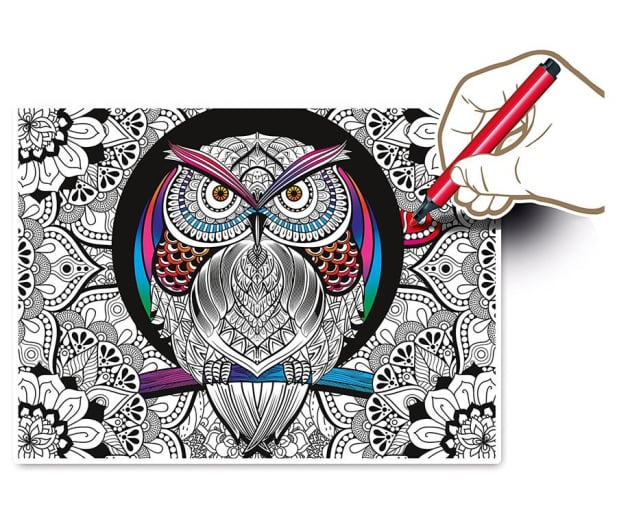 Clementoni Puzzle 3D Color Therapy Owl - 416962 - zdjęcie 3