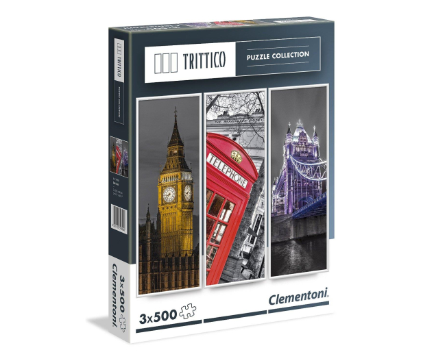 Clementoni Puzzle Trittico London 3x500 el. - 417019 - zdjęcie
