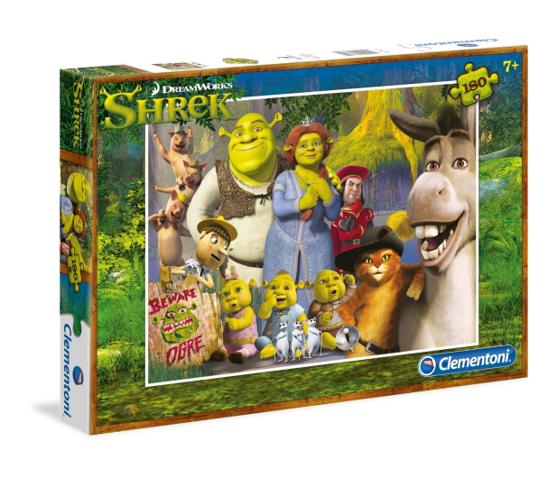 Clementoni Puzzle Shrek 180 el. - 417126 - zdjęcie