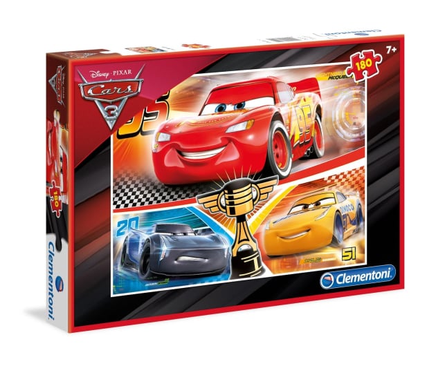 Clementoni Puzzle Disney Cars 3 180 el. - 416159 - zdjęcie
