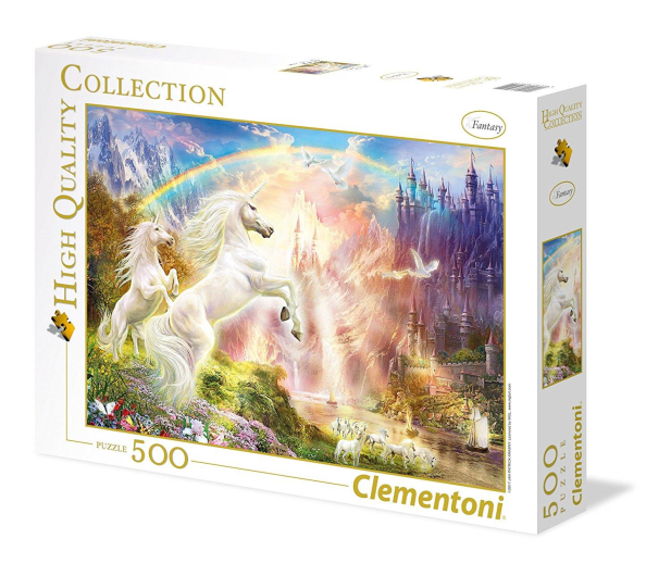 Clementoni Puzzle HQ Sunset Unicorns - 417053 - zdjęcie 2