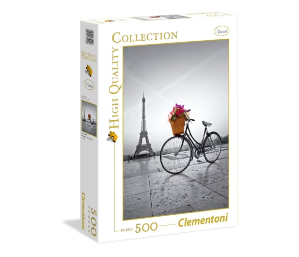 Clementoni Puzzle HQ  Romantic promenade in Paris - 417064 - zdjęcie