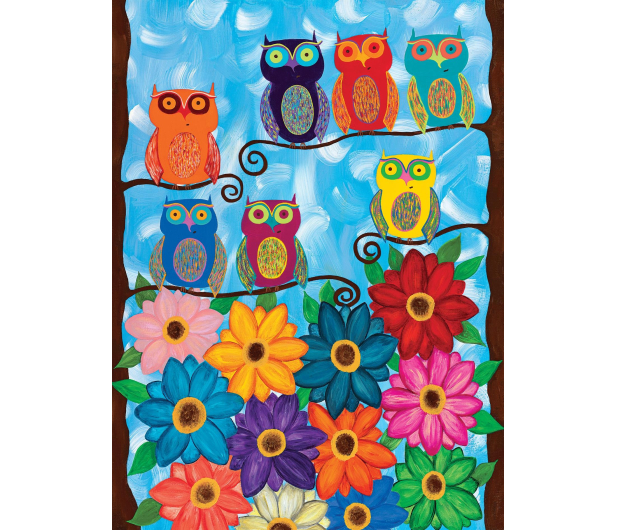 Clementoni Puzzle HQ  Cute little owls  - 417072 - zdjęcie 2