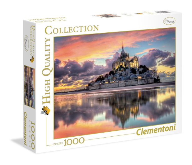 Clementoni Puzzle HQ  Le Magnifique Mont Saint-Michel - 417107 - zdjęcie
